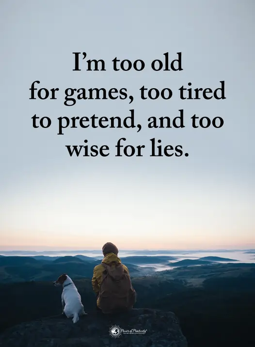 too wise for lies