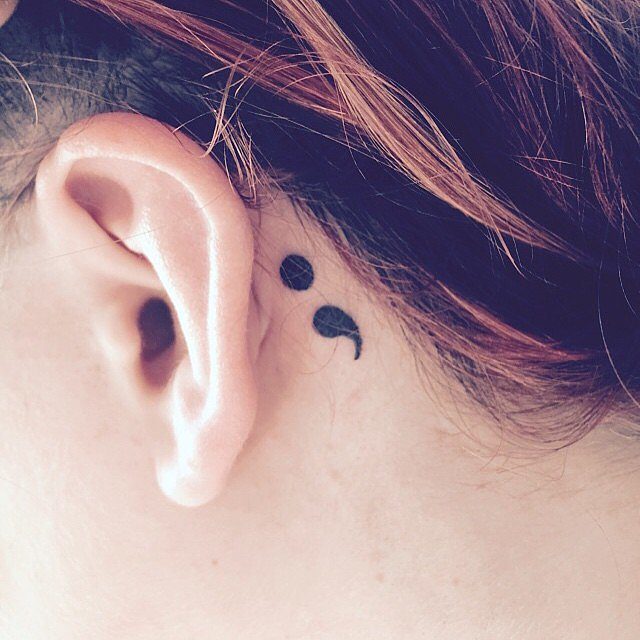If You See Someone With a Semicolon Tattoo, This Is What It Means