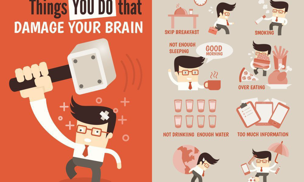 8 Things You Do That Damage Your Brain