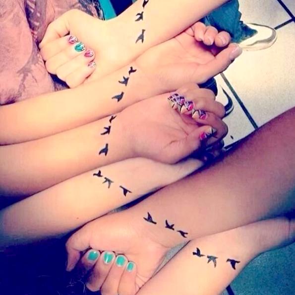bird sister tattoo