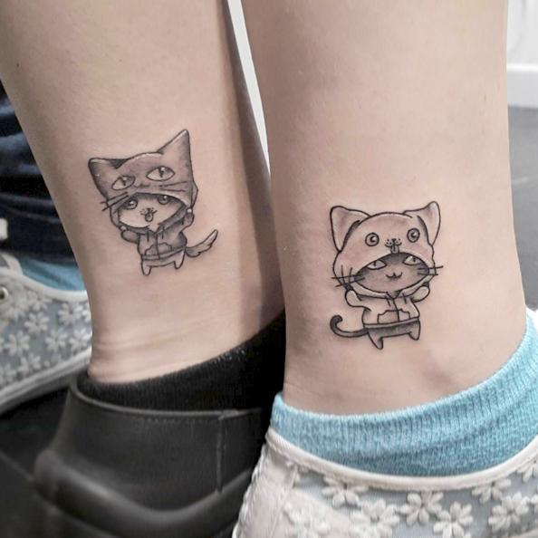 cat costume tattoo