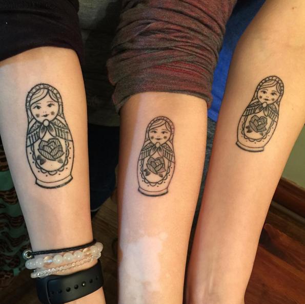russian nesting doll tattoo