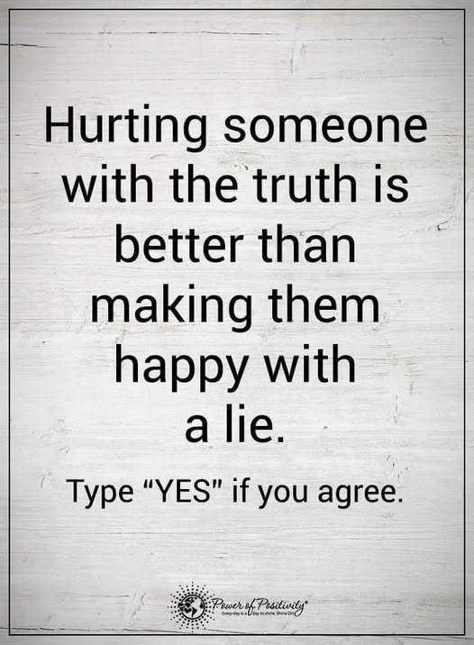 hurting someone truth