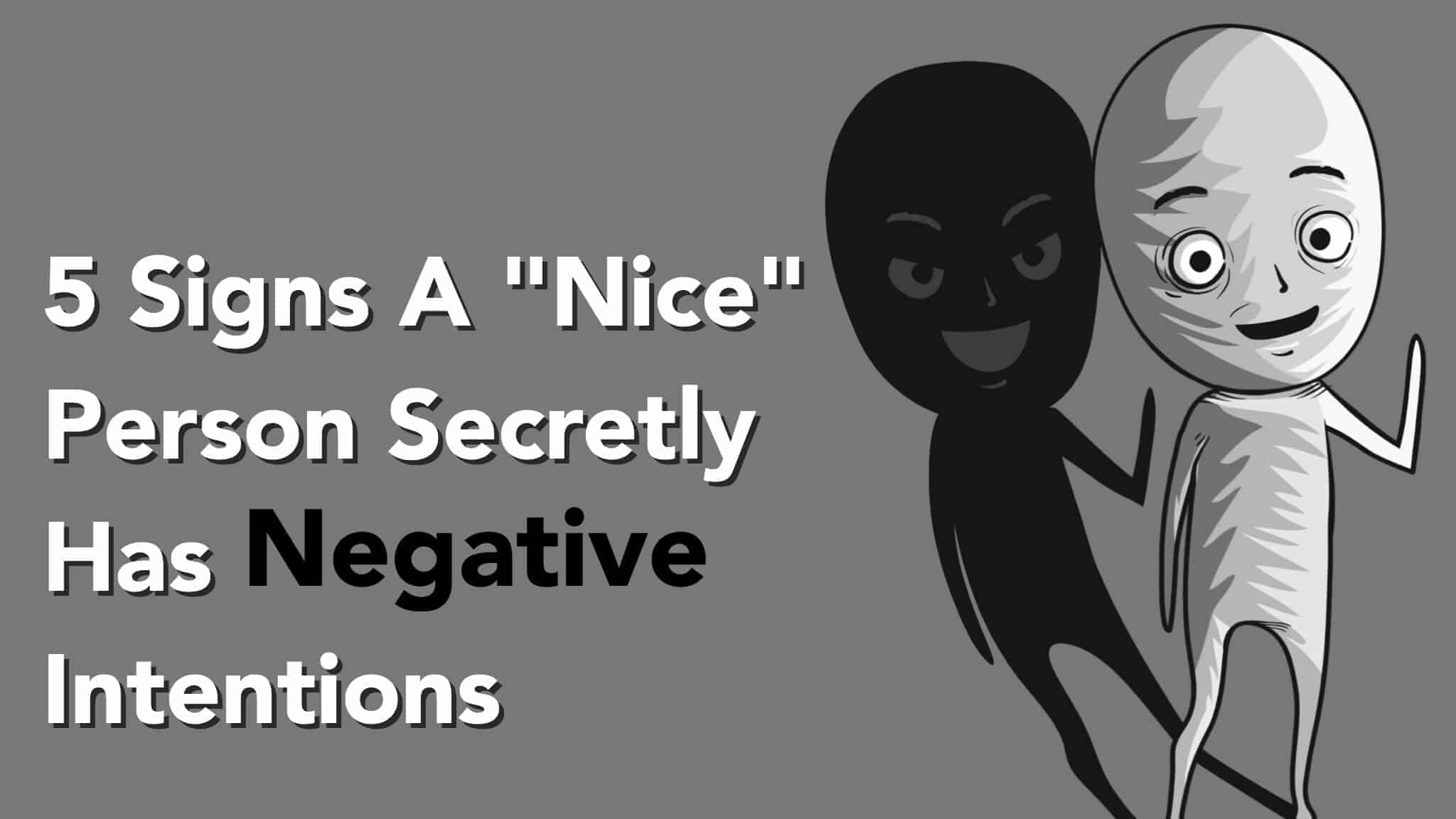 negative intentions