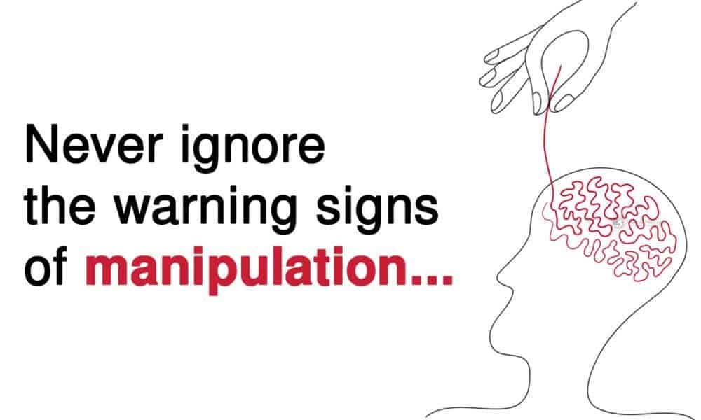 manipulation signs
