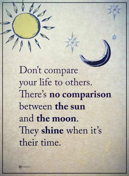 compare yourself to others