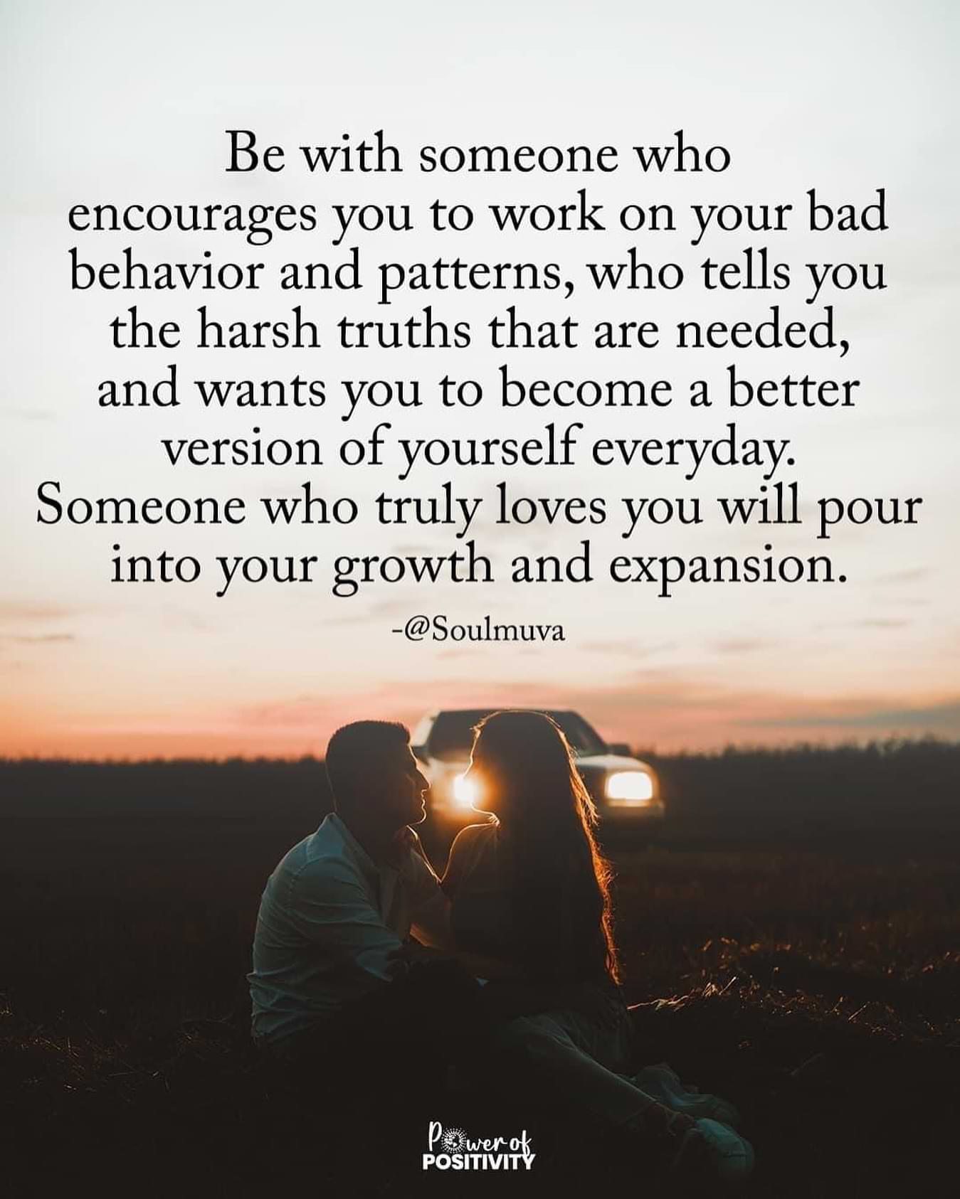 be with someone