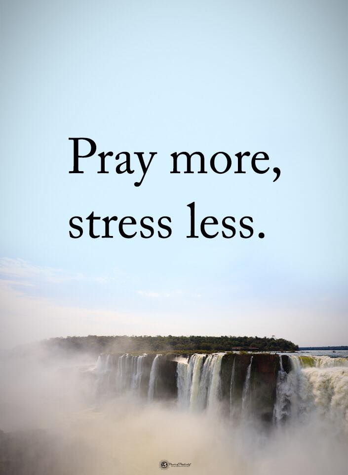 pray away stress