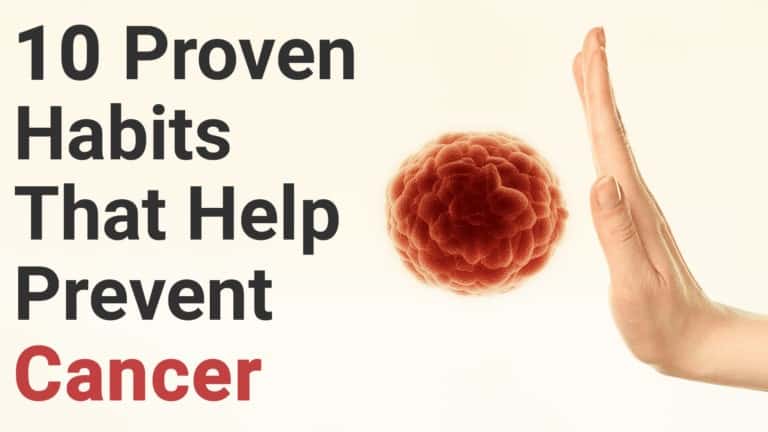 habits that help prevent cancer