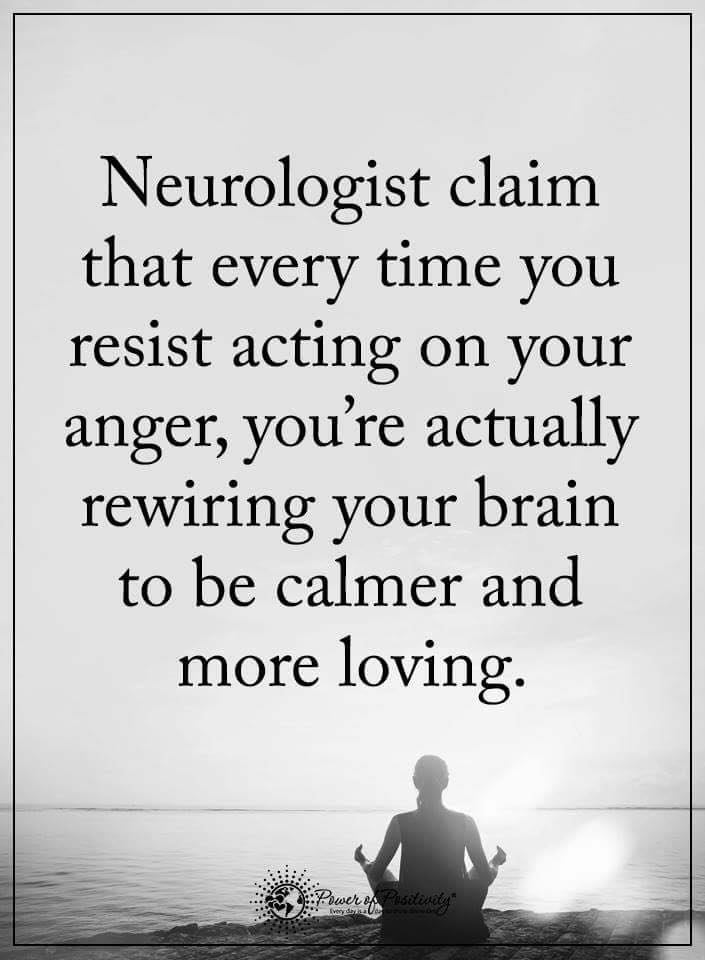 be calmer and more loving