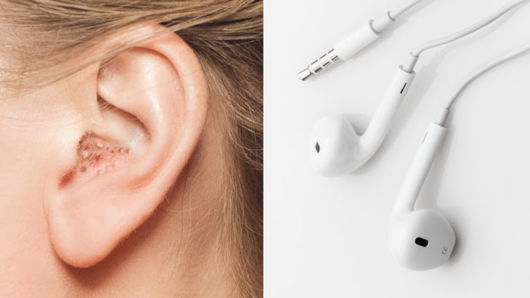 wear headphones