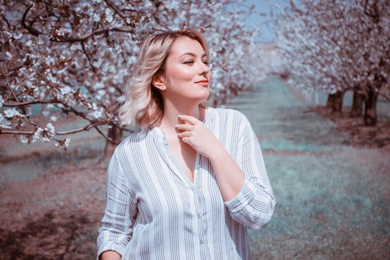happy woman