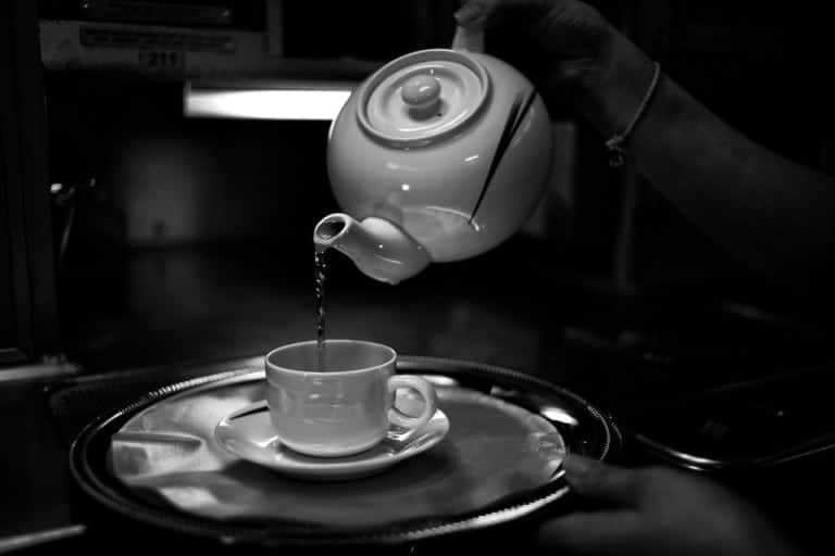 white tea leaves