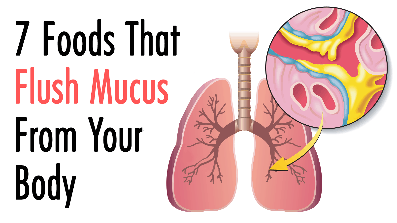 7 Foods That Flush Mucus From Your Body
