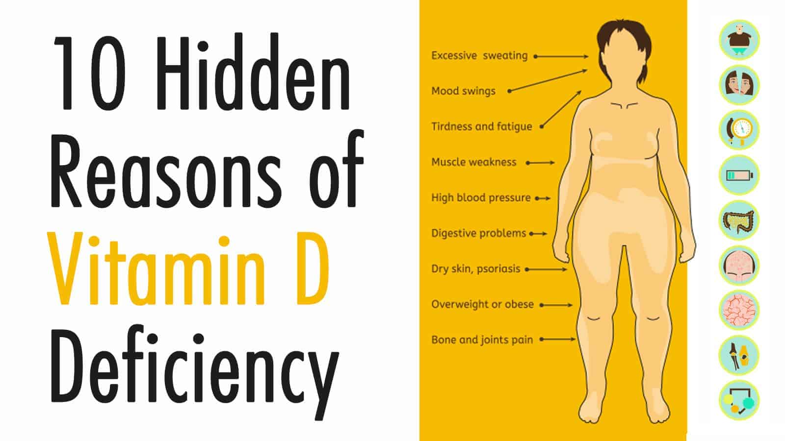10 Hidden Reasons of Vitamin D Deficiency
