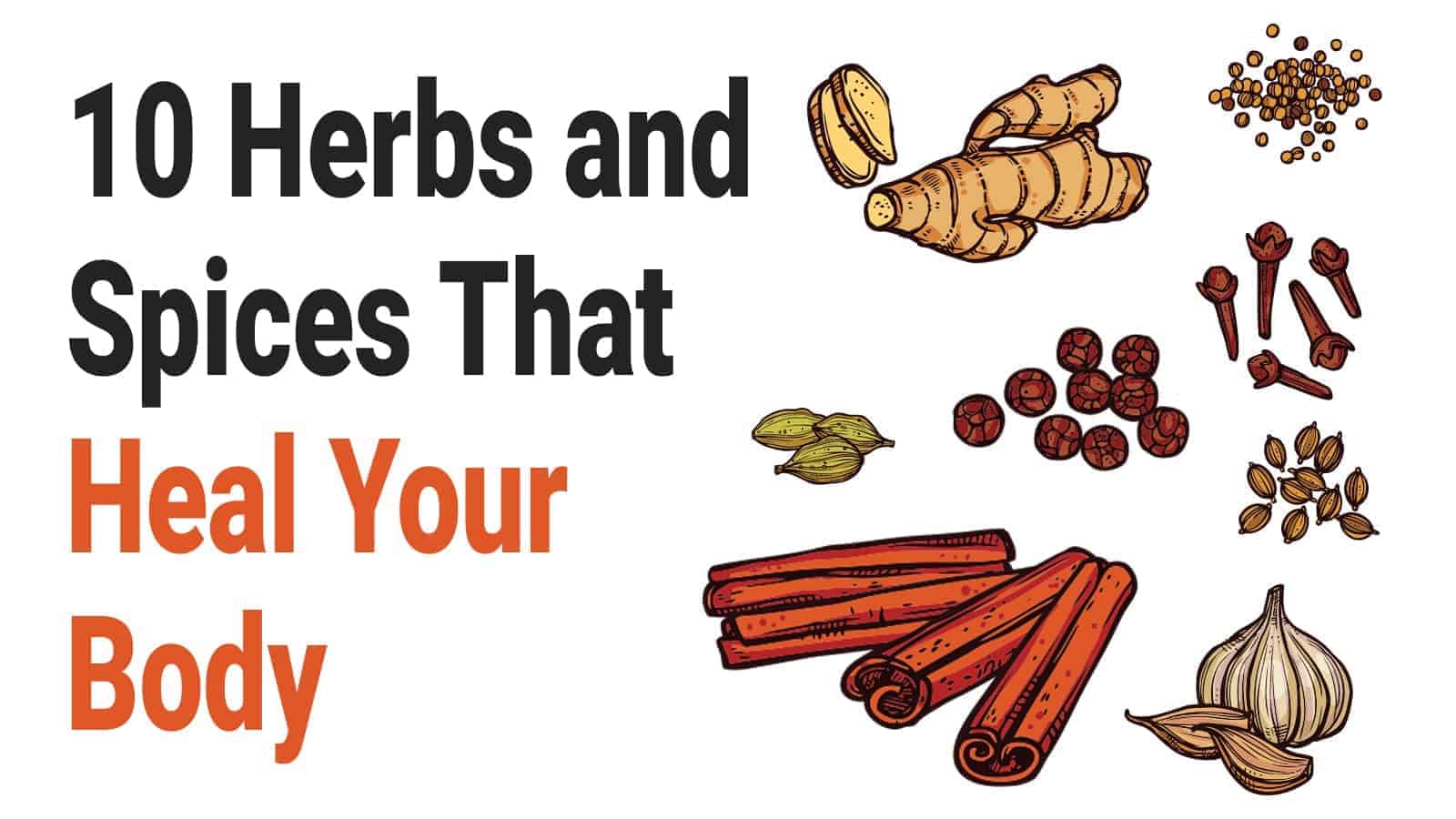 10 Herbs and Spices That Heal Your Body