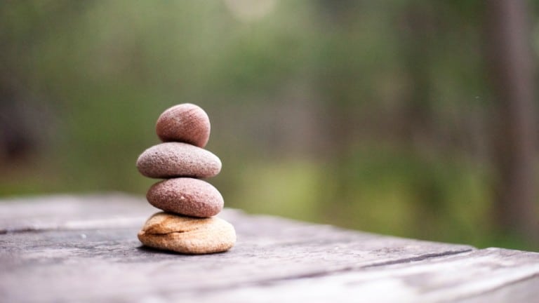 meditation rocks