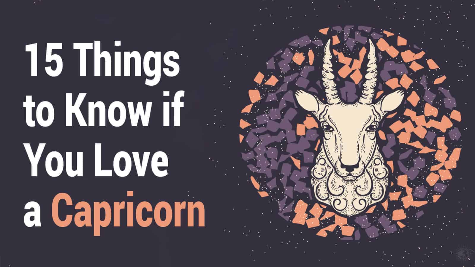 15 Things to Know if You Love a Capricorn