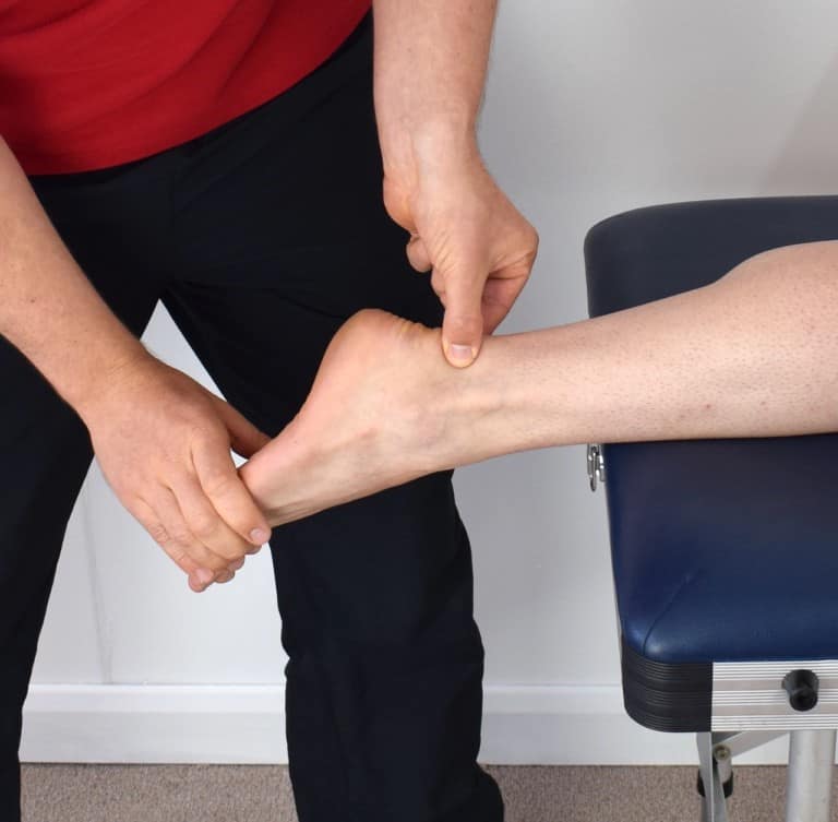 Acute heel pain