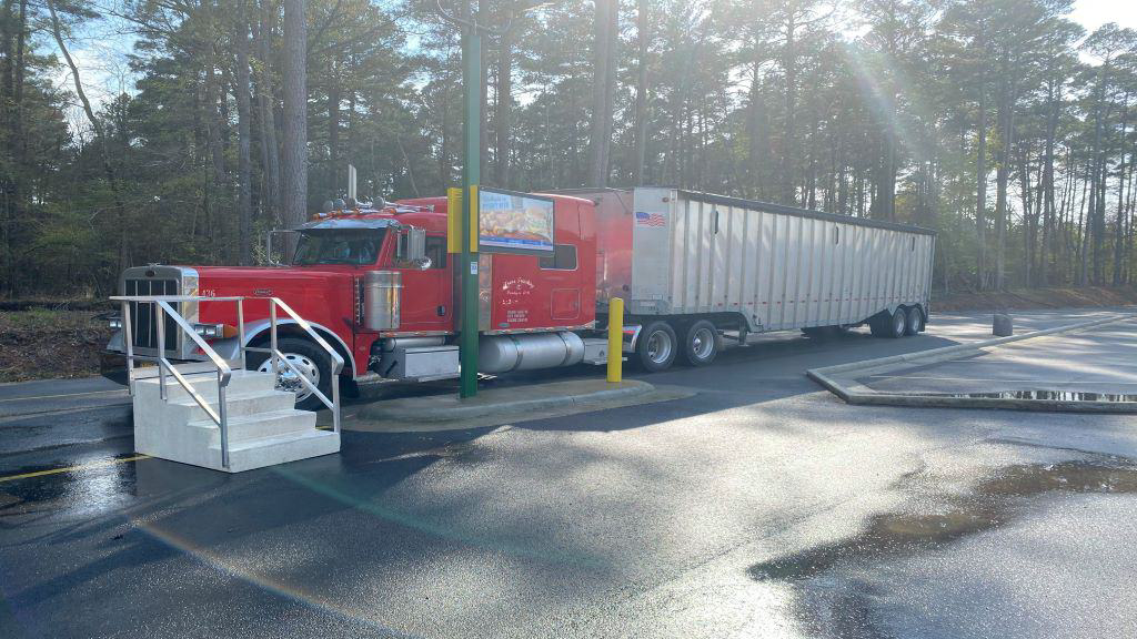 Custom Sonic Drive Thru in Arkansas Keeps Truck Drivers Fed