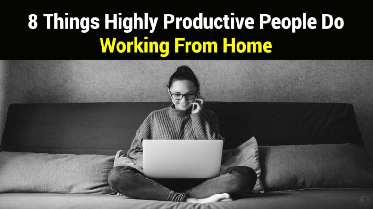 working from home