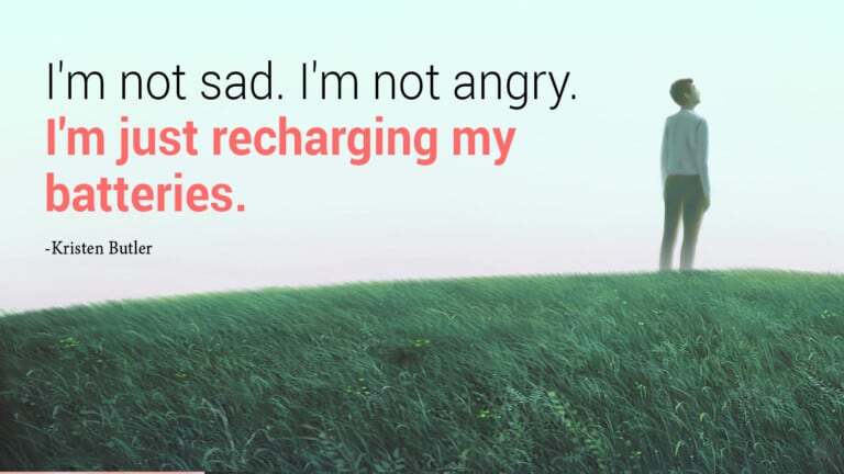 recharge your positivity batteries