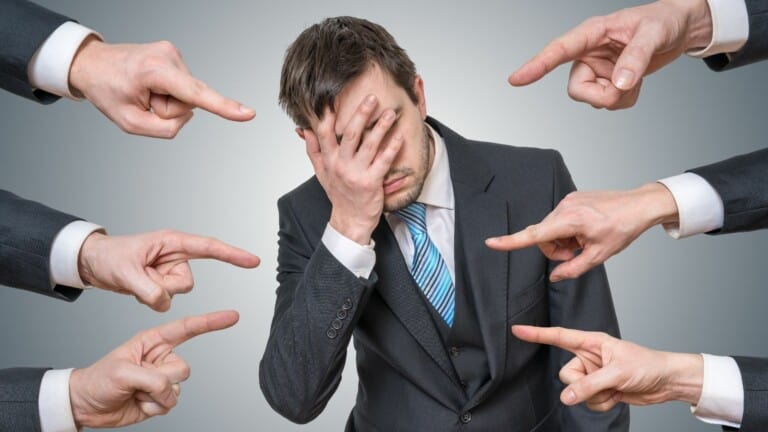 blaming others