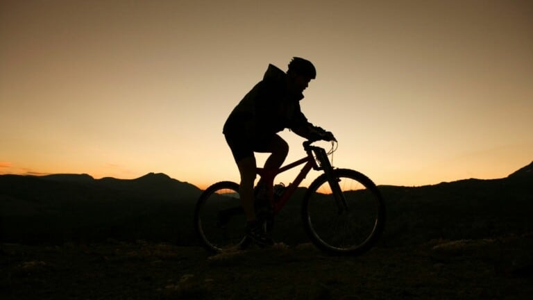 biking