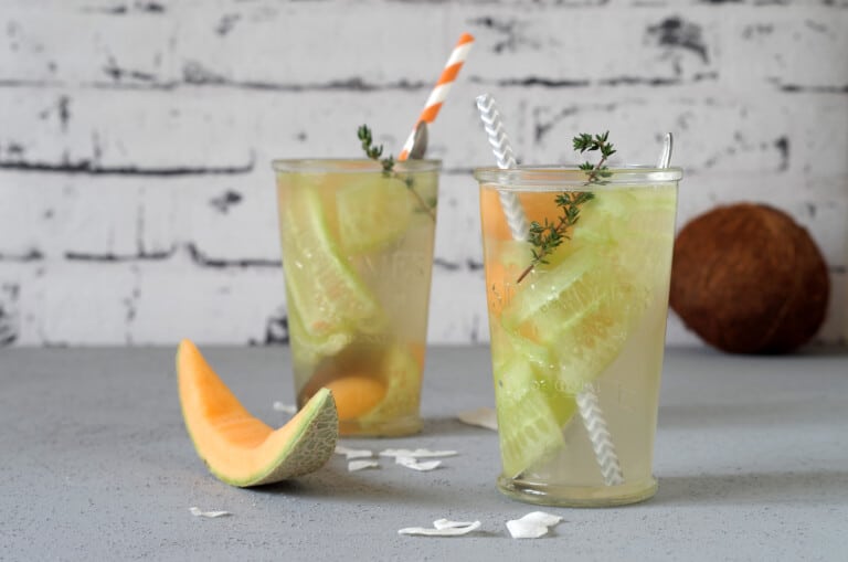 cantaloupe water