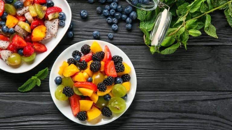 organic vegetables and fruits