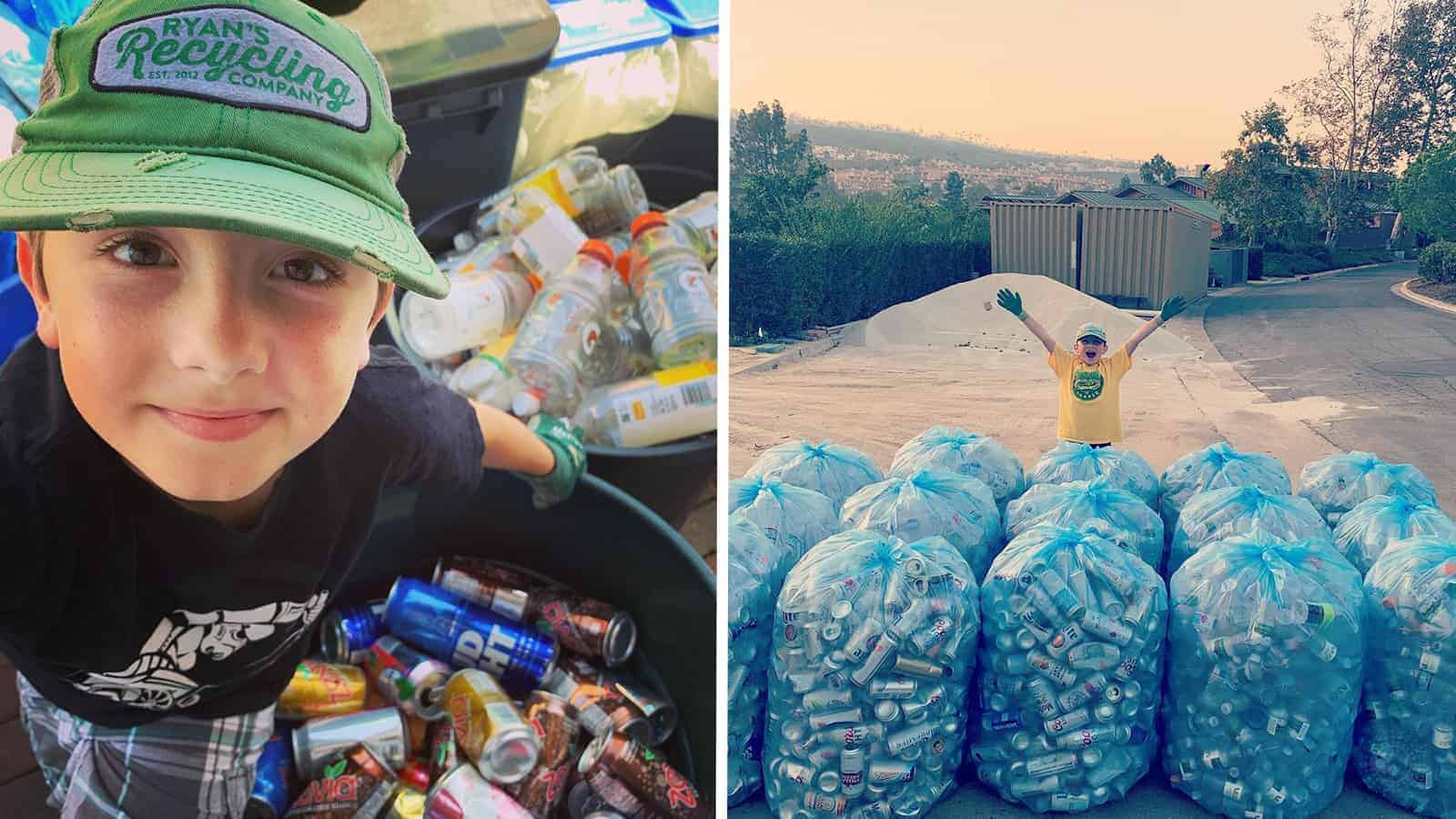 11-year-old Boy in California Runs a Successful Recycling Company