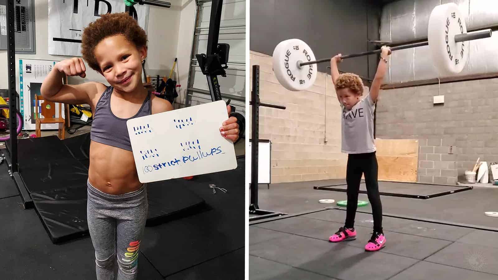 7-year-old Weightlifter Is Already Training for the Olympics