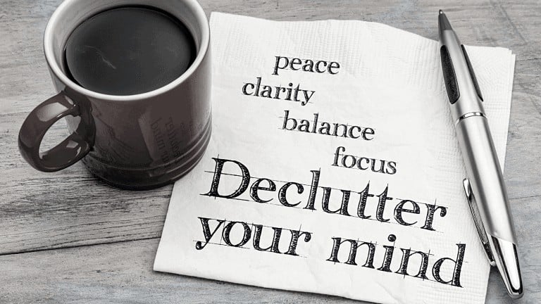 declutter your mind