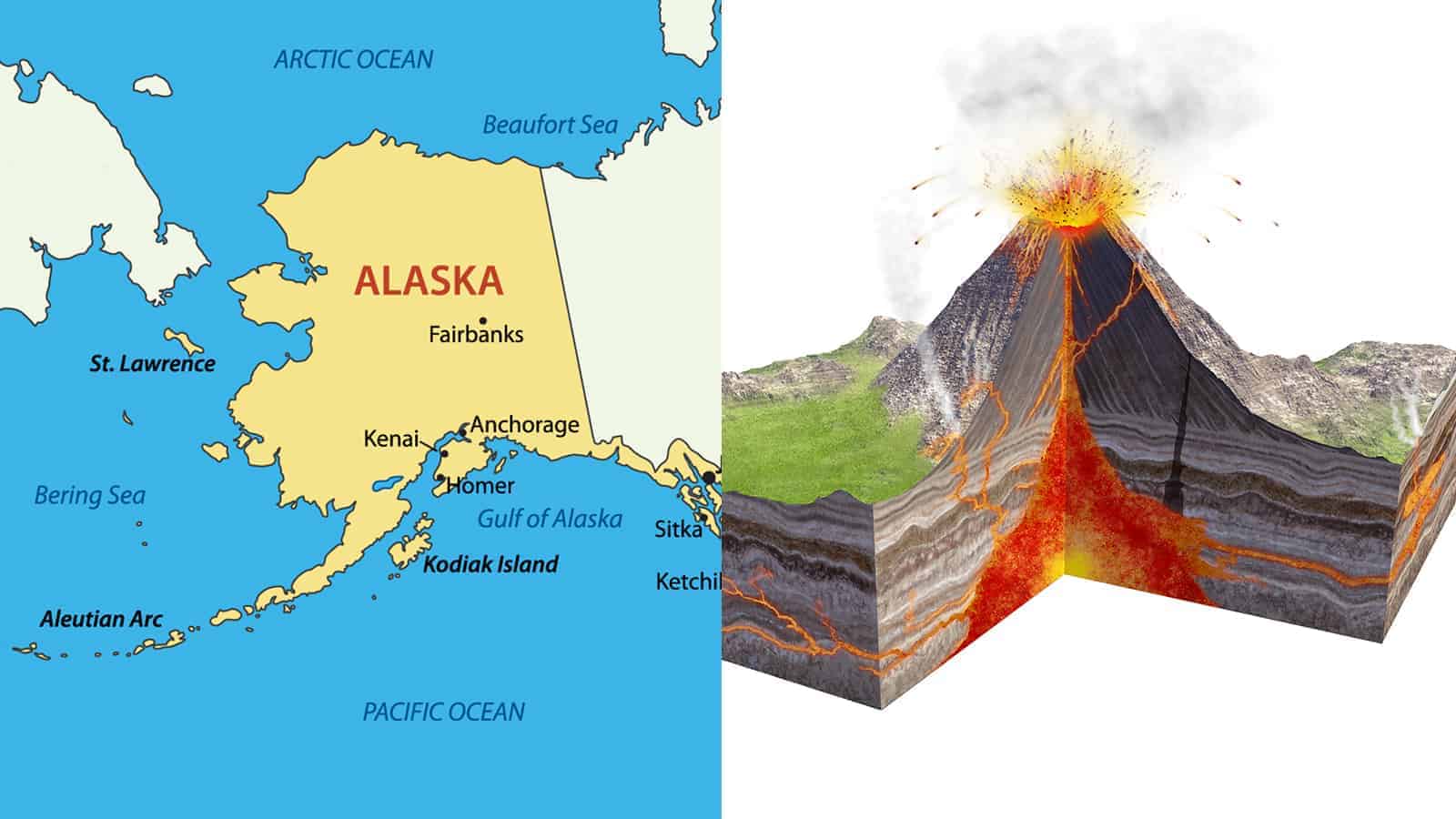 Researchers Reveal Alaskan Island Chain May Be A Super Volcano