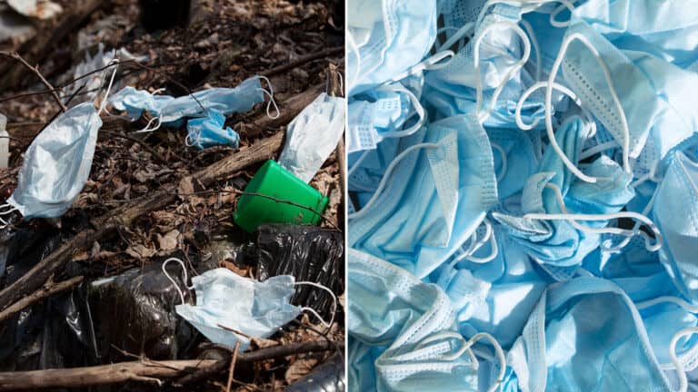 recycling face masks