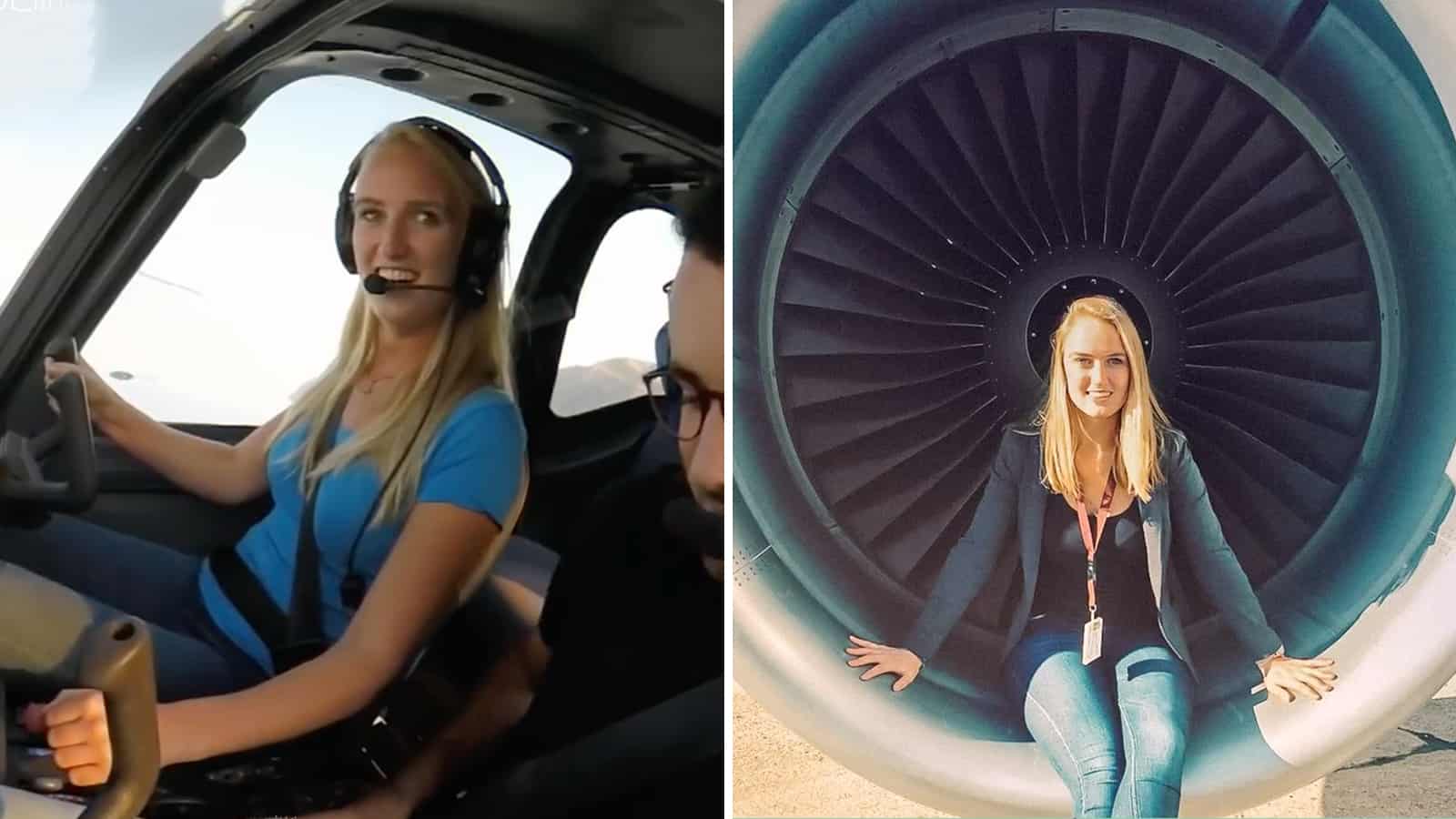 Female Airline Pilot Explains How She Pursued Her Dreams
