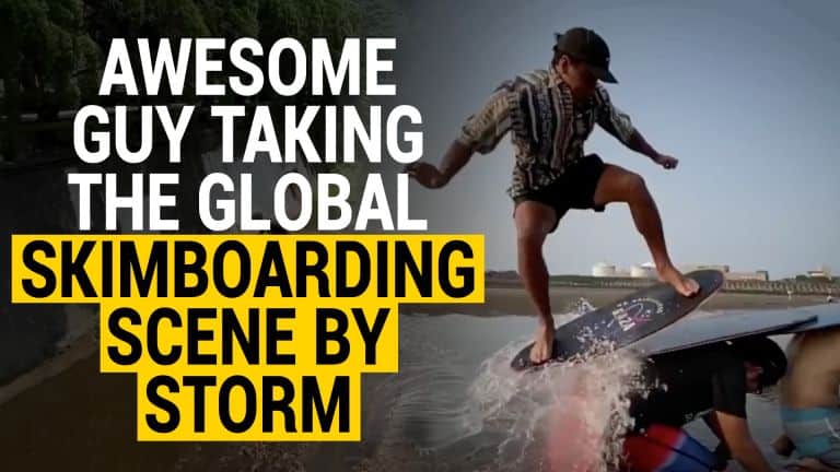 skimboarding