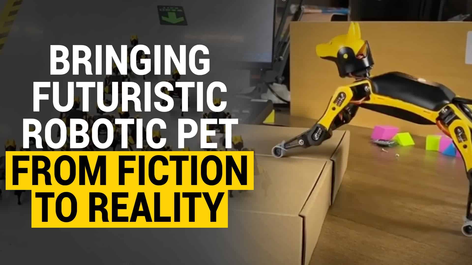 Robotic Pets Are Moving From Fiction Into Fact