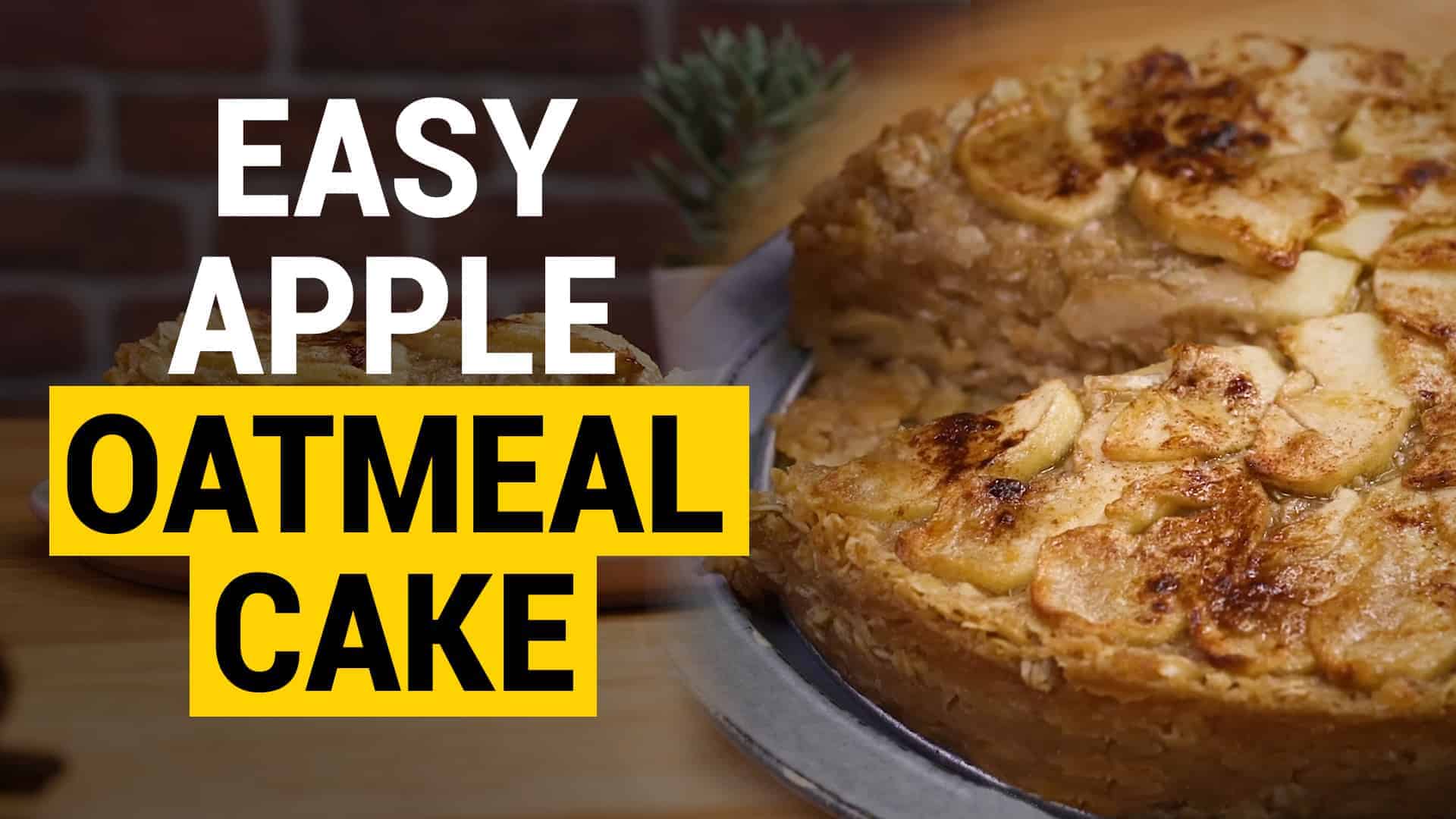 How to Make an Easy Apple Oatmeal Cake