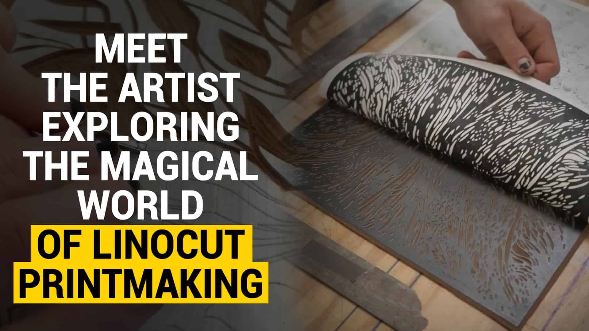 Meet an Artist Exploring the Magical World of Linocut Printmaking 