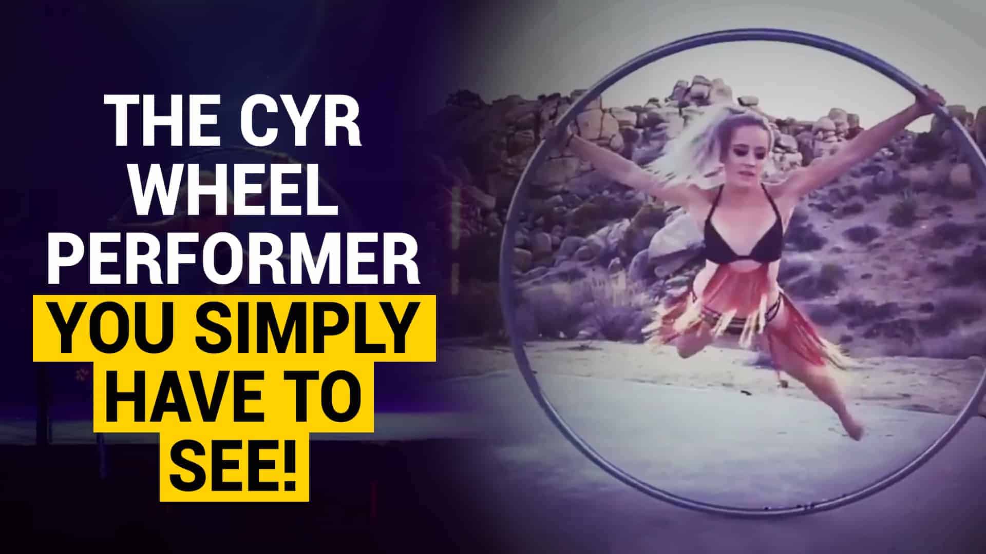 Meet the Queen of the Cyr Wheel (MUST SEE!)