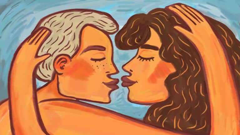 kissing