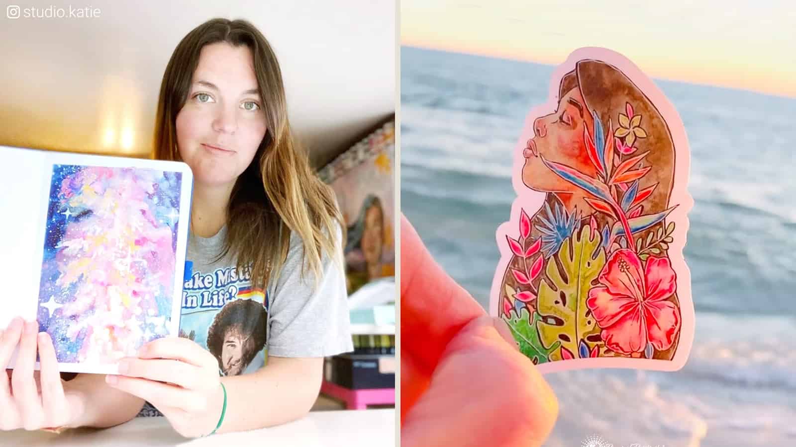 This Artist Paints Stunning Watercolor Illustrations Using Brush Pens