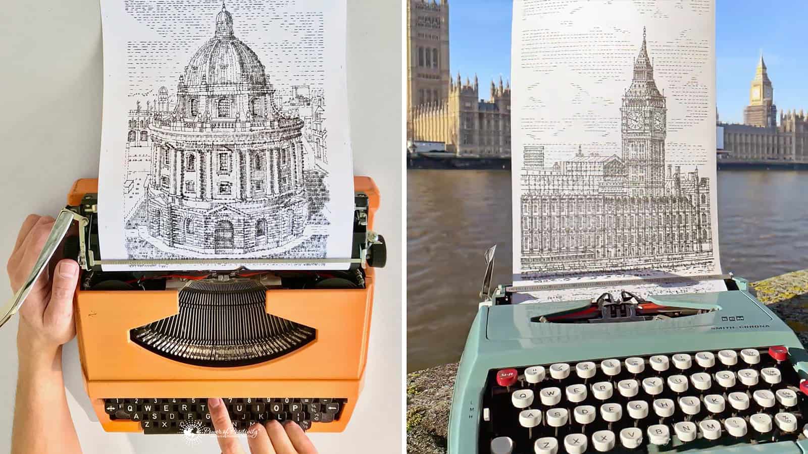 This Artist Uses a Typewriter to Create Absolute Masterpieces