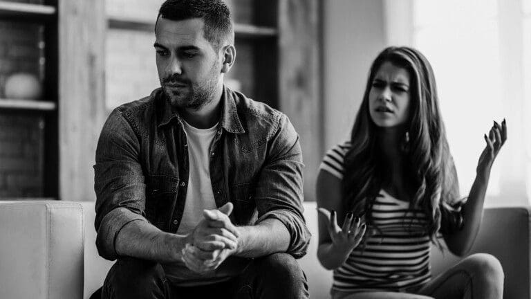 unsupportive partner
