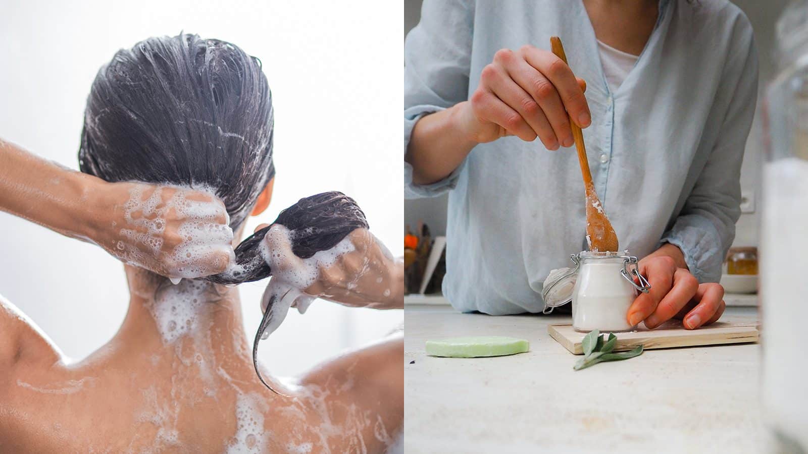 How to Make Chemical-Free Shampoo at Home (3 Recipes)