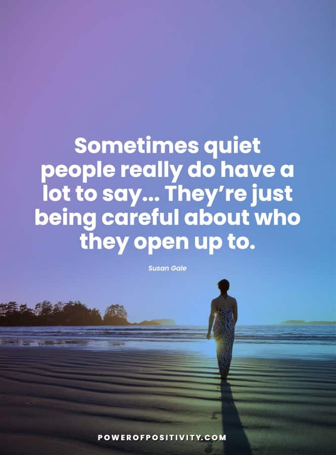 quiet people
