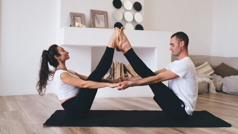 couples yoga poses