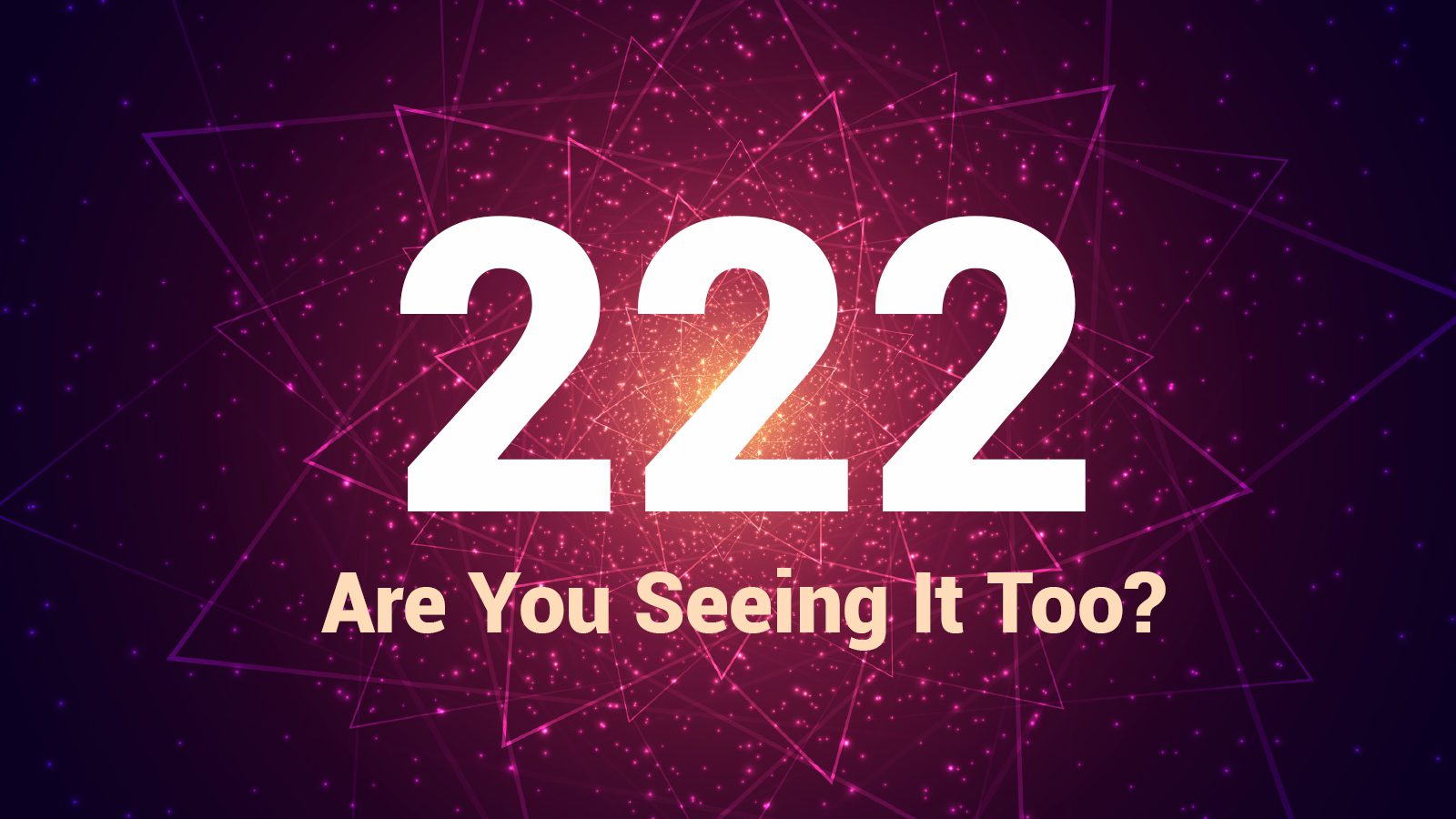 222 – Are You Seeing It Too?