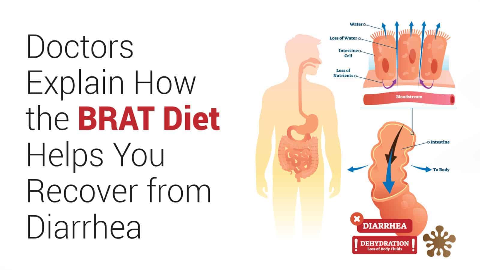 Doctors Explain How the BRAT Diet Helps You Recover from Diarrhea 